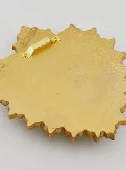 Ex Voto Wanddekoration Gold und Elfenbein - 13cm