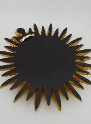 Ex Voto Wanddekoration Herz und Federn - 25cm