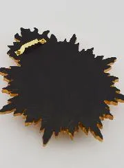 Ex Voto Wanddekoration Strahlendes Herz - 17cm
