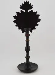 Ex Voto auf Sockel Schwarz & Bronze - 23cm