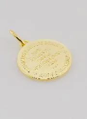 Vergoldete Medaille Heiliger Geist und Hymne – 18 mm