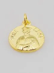 Vergoldete Medaille Pater Laval - 18mm