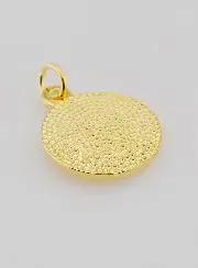 Vergoldete Medaille Pater Laval - 18mm