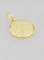 Vergoldete Medaille Heiliger Benedikt – 14 mm