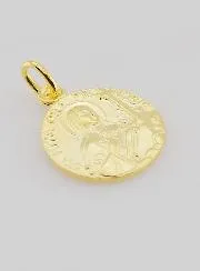 Vergoldete Medaille Heilige Rita - 18mm