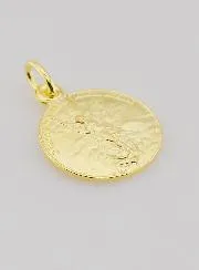 Vergoldeter Anhänger Heiliger Erzengel Michael – 18mm