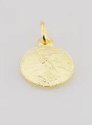Vergoldeter Anhänger Heiliger Erzengel Michael – 14mm