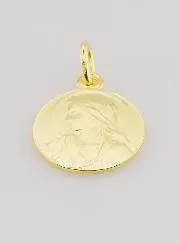 Vergoldete Medaille Betende Jungfrau Maria - 16mm