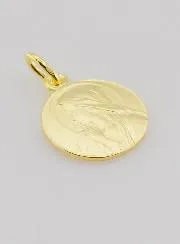 Vergoldete Medaille Betende Jungfrau Maria - 16mm