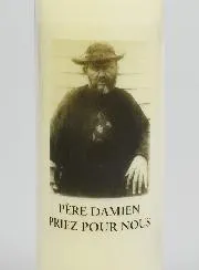 Novenen-Kerze Heiliger Pater Damian