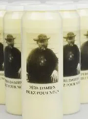 Set 10 Novenen-Kerzen zum Heiligen Pater Damian
