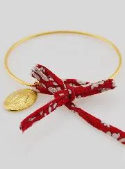 Armreif Liberty Rot und Wundertätige Medaille