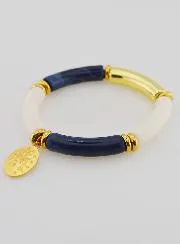 Religiöses Armband Wundertätige Medaille - Dunkel Blau