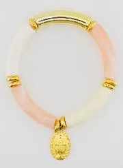 Religiöses Armband Wundertätige Medaille - Rosa