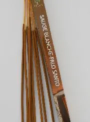 Räucherstäbchen Weißer Salbei und Palo Santo 12g - Kohlefrei