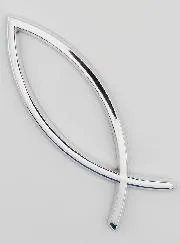 Auto Plekette Christlicher Ichthys Fisch - 14 cm
