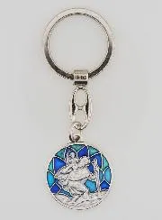Schlüsselanhänger Mosaik - Heiliger Christophorus