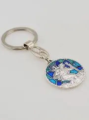 Schlüsselanhänger Mosaik - Heiliger Christophorus