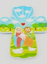 Kinderkreuz zum Aufhängen – Heilige Familie
