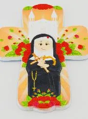 Kinderkreuz zum Aufhängen – Heilige Rita