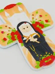 Kinderkreuz zum Aufhängen – Heilige Rita