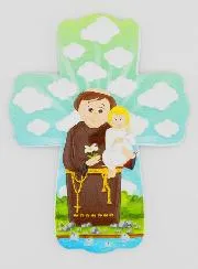 Kinderkreuz zum Aufhängen – Heiliger Antonius