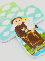 Kinderkreuz zum Aufhängen – Heiliger Antonius