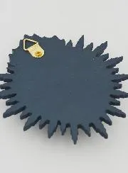 Ex Voto Wanddekoration Strahlendes Herz 11 cm – Blau Grau