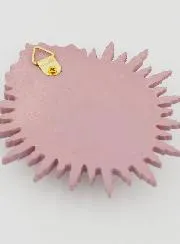 Ex Voto Wanddekoration Strahlendes Herz 11 cm – Rosa