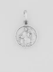 Skapulier Medaille – Rhodiniertes 925er Silber -10 mm