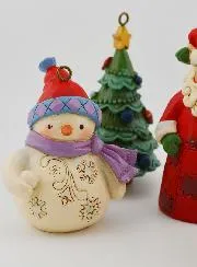 4 Weihnachtsdekorationen zum Aufhängen – Jim Shore