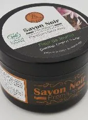 Premium Bio Schwarze Seife mit Jasmin - 250g