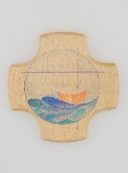 Kreuz aus Ahorn-Holz – Der Wunderbare Fischfang