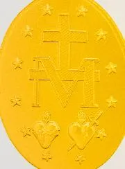 Wunderbare Medaille Vergoldet mit 24K Feingold - 19mm