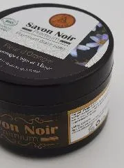 Premium Bio Schwarze Seife mit Orangenblüte - 250g
