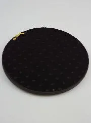 Runde Ex Voto Wanddekoration Goldenes Herz auf Samt – 29cm