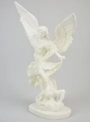 Figur Heiliger Michael aus Phosphoreszierendem Harz – 30 cm