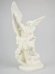 Figur Heiliger Michael aus Phosphoreszierendem Harz – 30 cm
