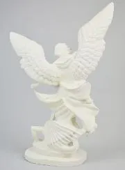 Figur Heiliger Michael aus Phosphoreszierendem Harz – 30 cm