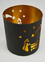 Durchbrochenes Windlicht – Stern von Bethlehem