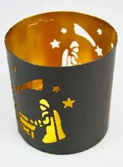 Durchbrochenes Windlicht – Stern von Bethlehem