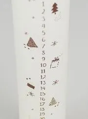 Adventskerze im Skandinavischen Stil – 25 cm