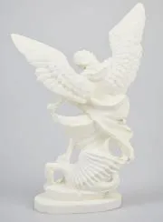 Figur des Heiligen Michael Phosphoreszierend – 20 cm