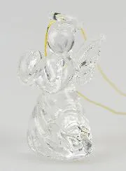 Weihnachtsengel aus Glas zum Aufhängen 4cm