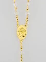 Rosenkranz Wunderbare Medaille aus Transparenten Facettierten Perlen