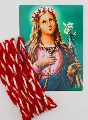 Kordel der Heiligen Philomena mit Gebet