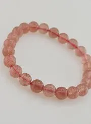 Edelstein Armband aus Erdbeerquarz – 8mm