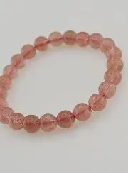 Edelstein Armband aus Erdbeerquarz – 8mm