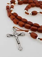 Rosenkranz Wundertätige Madonna aus Holz