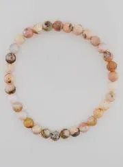 Edelstein Armband aus Rosa Opal 6mm